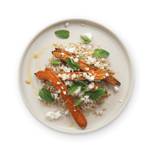 Honey Roasted Carrots with Quinoa