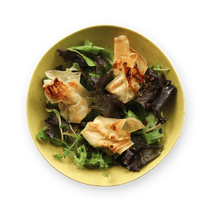 Crispy Filo & Goat Cheese Bites with Salad
