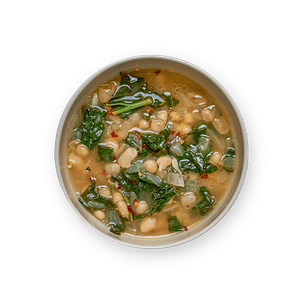 Lemony White Bean & Kale Soup