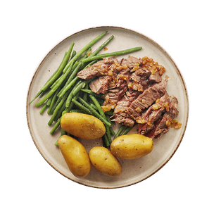 Flank Steak with Potatoes & Green Beans