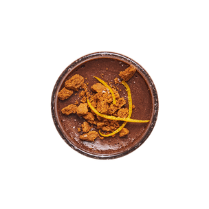 Mousse au chocolat à l'orange & spéculoos