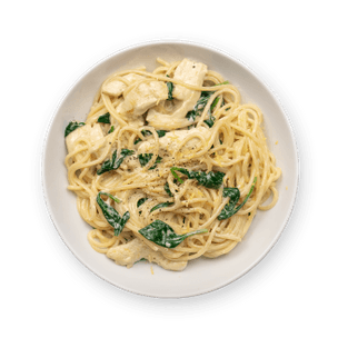Lemon Chicken & Spinach Pasta