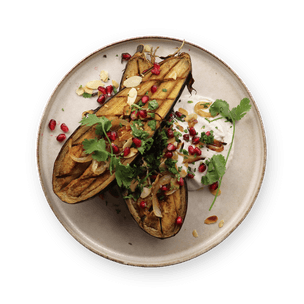 Roasted Eggplant with Tahini Sauce