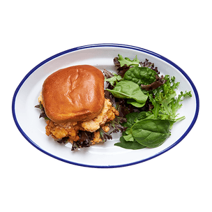 Fried Chicken Sandwich with Pimento Cheese