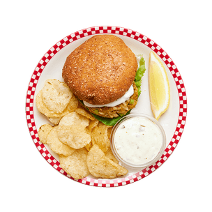 Maryland Style Crab Cake Sandwich