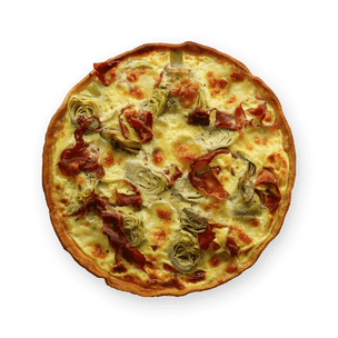 Artichoke & Prosciutto Quiche