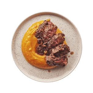 Steak & Butternut Purée
