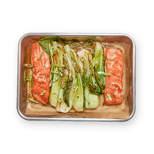 Miso Salmon & Veggie Sheet Tray