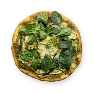 Zucchini & Pesto Pizza