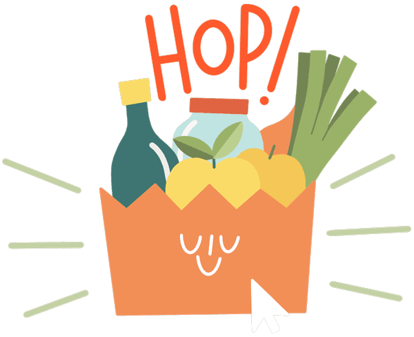 Your grocery cart automatically filled in 1 click