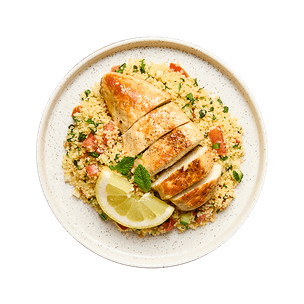 Tasty Tabbouleh with Grilled Chicken