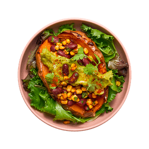 Air Fryer Tex-Mex Loaded Sweet Potatoes air-fryer-tex-mex-loaded-sweet-potatoes