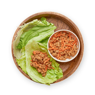 Peanut Chicken Lettuce Wraps