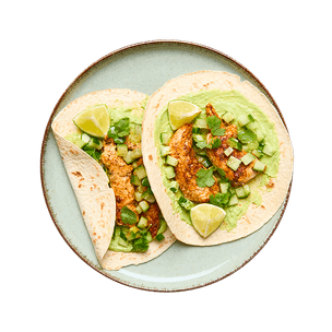 Chicken Tacos with Avocado Sauce