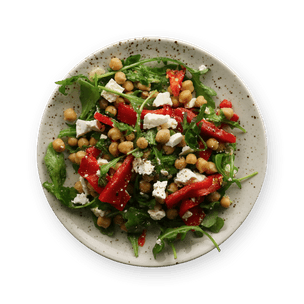 chickpea-and-roasted-red-pepper-salad
