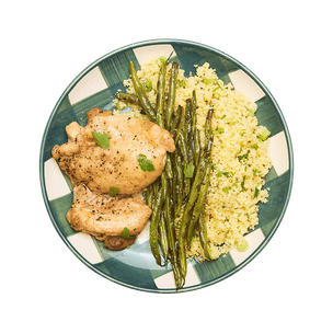 Chicken with Herby Couscous & Green Beans