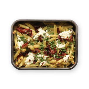 baked-penne-with-peas-and-bacon