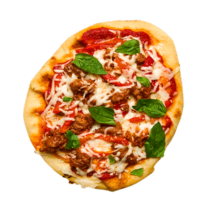 Spicy Sausage & Peppers Flatbread