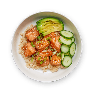 Teriyaki Salmon Rice Bowl