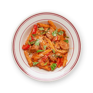 Gluten-Free Sausage & Peppers Pasta