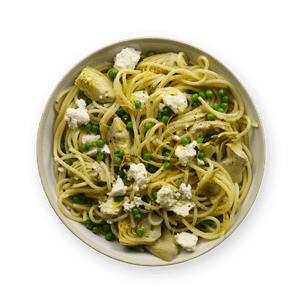 ricotta-and-artichoke-spaghetti