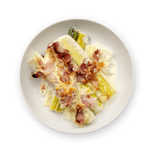 Leek & Ham Gratin