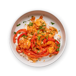 Curry thaï aux crevettes