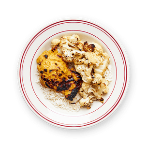 yogurt-curry-chicken-with-cauliflower-and-rice
