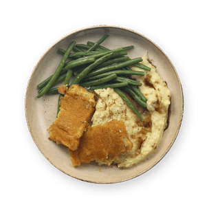 breaded-fish-mashed-potatoes-and-green-beans