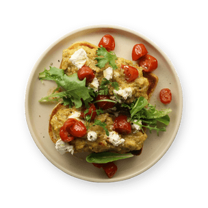 Cherry Tomato & Scrambled Egg Toast