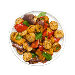 Chicken Sausage & Summer Veggies