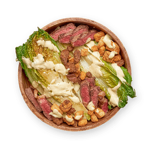 Grilled Caesar Salad with Steak