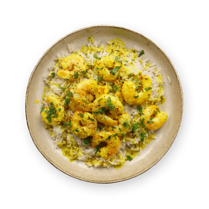 Crevettes au curry express