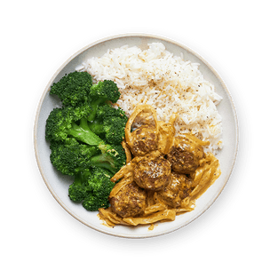 coconut-curry-meatballs-with-rice-and-broccoli
