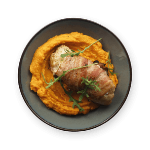 bacon-wrapped-cod-and-butternut-puree