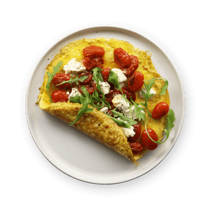 tomato-and-cream-cheese-omelette