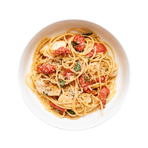Gluten-Free Cherry Tomato & Chicken Pasta