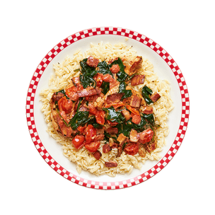 blt-chicken-over-orzo