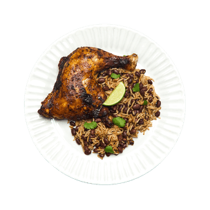 Easy Jerk Chicken with Black Beans & Rice