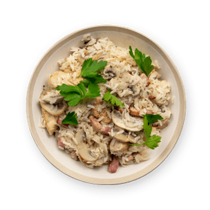 chicken-bacon-and-mushroom-rice