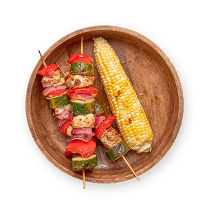 grilled-chicken-and-veggie-skewers