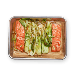 Miso Salmon & Veggie Sheet Tray