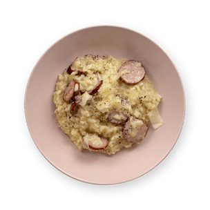 Risotto comté & saucisse à l'ancienne