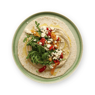 Mediterranean Hummus Wrap