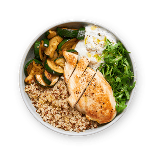 Chicken Quinoa Bowl with Tzatziki