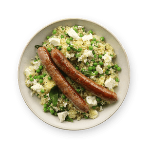 pea-feta-and-sausage-couscous