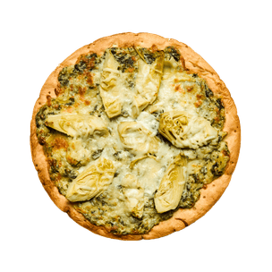 Spinach-Artichoke Cauliflower Pizza