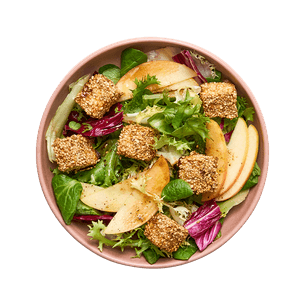 Air Fryer Crispy Sesame Feta Salad