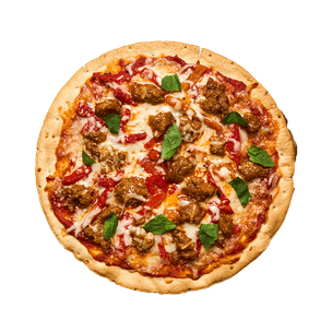 Spicy Sausage & Peppers Cauliflower Pizza