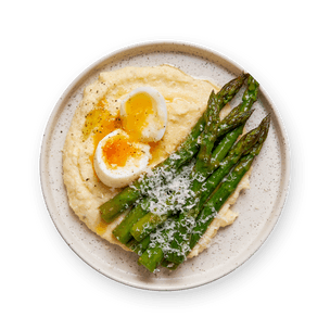 asparagus-and-soft-boiled-egg-with-polenta